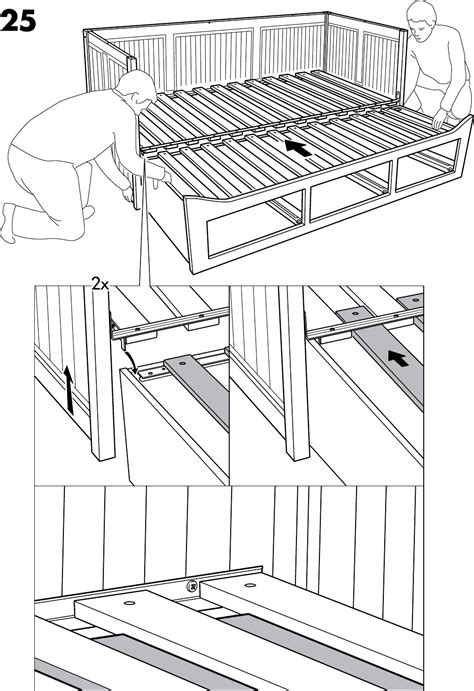 Ikea Hemnes Day Bed W 3 Drawers Assembly Instruction