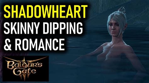 Shadowheart Skinny Dipping Swimming Romance Scene | Baldur's Gate 3 BG3 ...