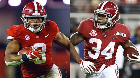 Next Gen Stats: Comparing Alabama running backs Josh Jacobs, Damien Harris