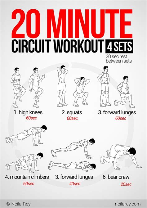 20 Minute Muscle Building Workout At Home - WorkoutWalls