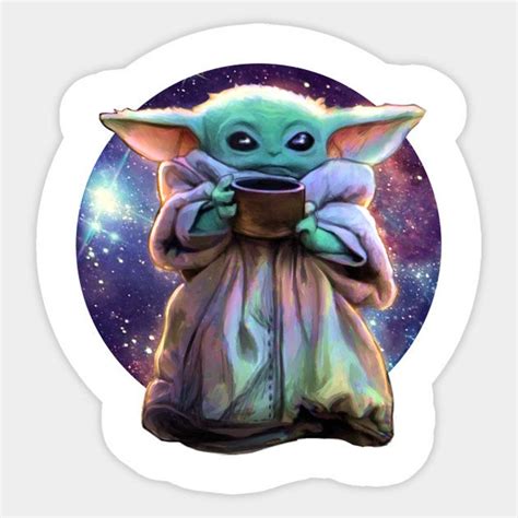 Baby Yoda Sticker Baby Yoda Vinyl Decal Baby Yoda Child | Etsy