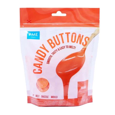 Orange Candy Melts | Chocolate Candy Buttons | Pme Button Melts