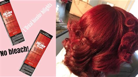 Loreal Red Hair Color For Dark Hair