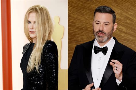 Nicole Kidman's Candid Reaction to Jimmy Kimmel's Oscars Hosting Goes ...