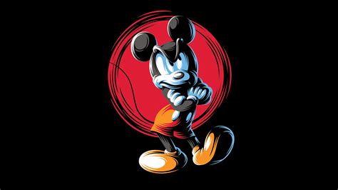 1920x1080 Mickey Mouse Minimal Art 4k Laptop Full HD 1080P ,HD 4k Wallpapers,Images,Backgrounds ...