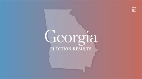 Georgia Secretary of State Election Results - The New York Times