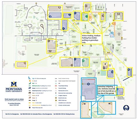 Msu Campus Map Parking Lot