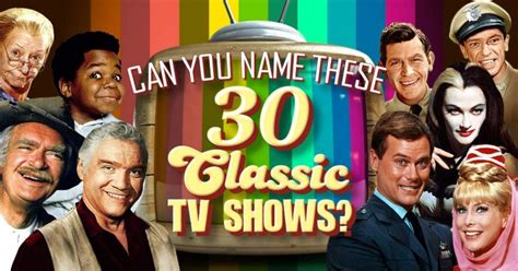 Can You Name These 30 Classic TV Shows? - Quiz