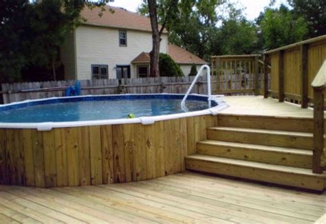 Simple Small Pool Deck Ideas Basic Idea | Home decorating Ideas