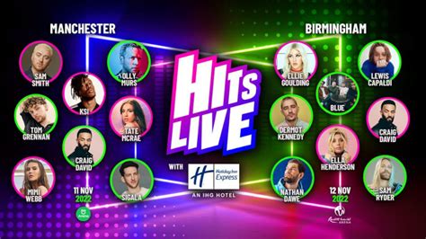 Big names lined up for Hits Radio Live Manchester and Birmingham - TrendRadars UK