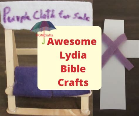 Lydia Bible Crafts that Are Easy