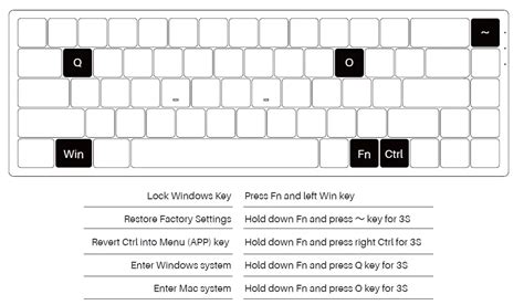 AKKO 3068B Mechanical Keyboard User Manual