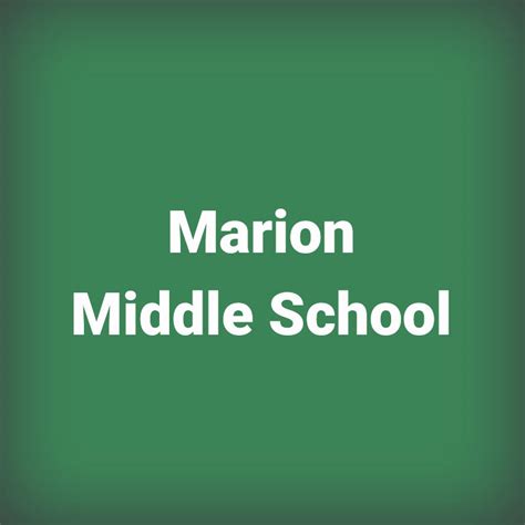 Support Our Schools Marion Middle School - Communities In Schools of ...