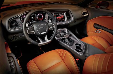 Dodge Challenger Red Interior