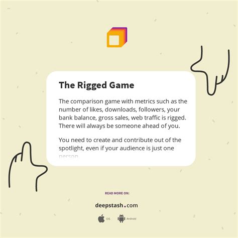 The Rigged Game - Deepstash