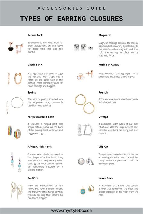 Types of Earring Closures | Jewelry Guide