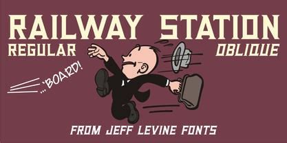 Railway Station Font | Webfont & Desktop | MyFonts