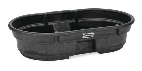 Rubbermaid Commercial FG424300BLA Structural Foam Stock Tank, 5... Free Shipping # ...