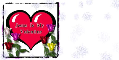 Christian Images In My Treasure Box: Jesus Is My Valentine - Note Card