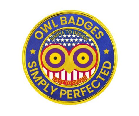 Custom Police Badges and Security Badges - Owl Badges