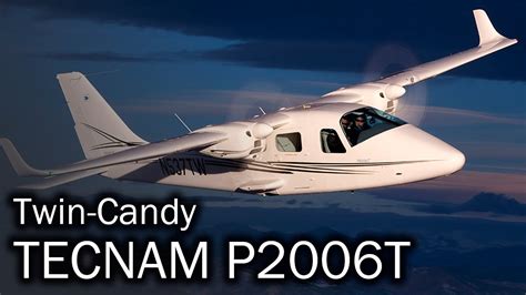 Tecnam P2006T - the lightest twin-engine - YouTube