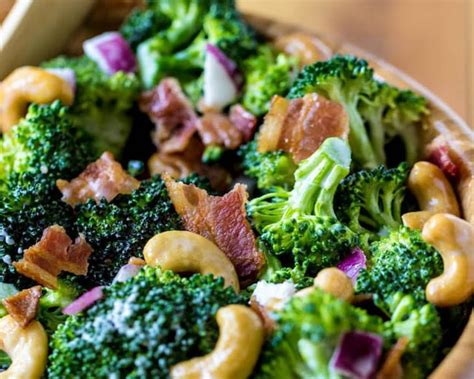 Broccoli Cashew Salad Recipe