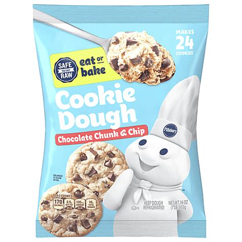 Pillsbury Cookie Dough, Chocolate Chunk & Chip 16 oz | Shop | Cannata's