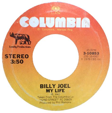 Billy Joel - My Life (1978, Terre Haute Pressing, Vinyl) | Discogs