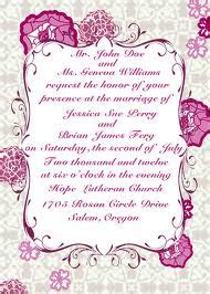 Wedding Pictures Wedding Photos: Pictures of Wedding Invitation Wording ...