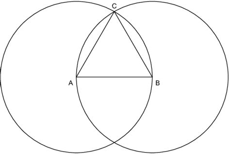 The construction of an equilateral triangle | Download Scientific Diagram