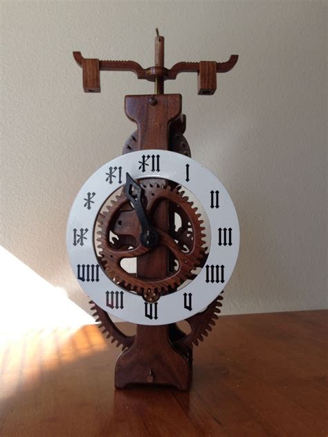 Pin by John Eggebeen on Clock | Wooden gear clock, Wooden clock, Wooden gears