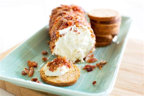 Bacon Goat Cheese Log Recipe - Food Fanatic