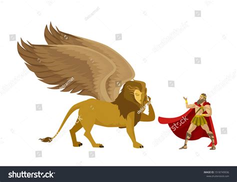 Oedipus Sphinx Riddle Greek Mythology Tale Stock Vector (Royalty Free) 1518749936 | Shutterstock