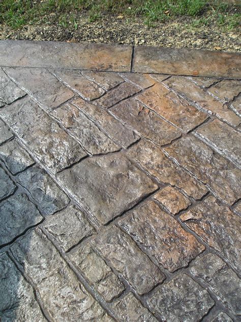 stamped concrete | stamped concrete driveway crack after...for the ...