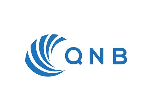 qnb letra logo diseño en blanco antecedentes. qnb creativo circulo letra logo concepto. qnb ...