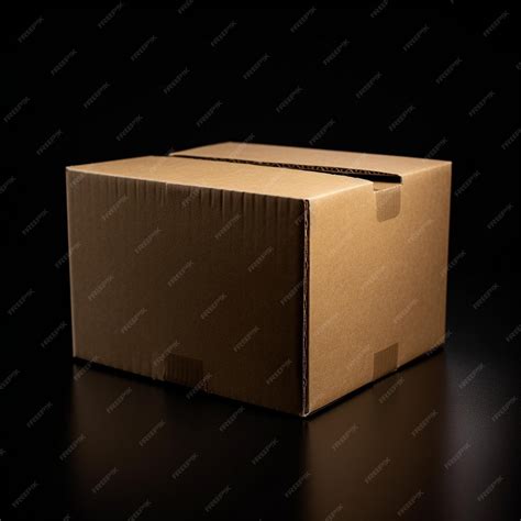 Premium AI Image | a cardboard box with a label that says " cardboard ...