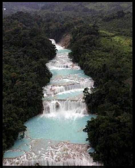 Blue Water Waterfalls, Mexico. | Places to travel, Places to visit, Beautiful places