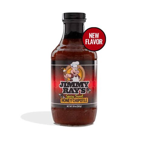 Jimmy Ray's Spicy Sweet Honey Chipotle BBQ Sauce - Bassemiers