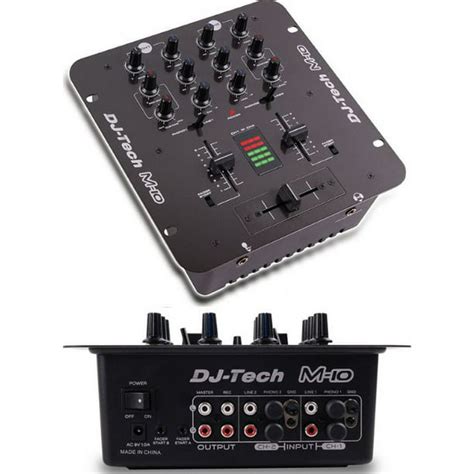 Dj Tech M10USB 2-channel Rack-mountable All Purpose Mixer W/usb & Deckadance Le Dj Software ...