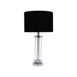 Crystal Table Lamp-White Shade - YFactory