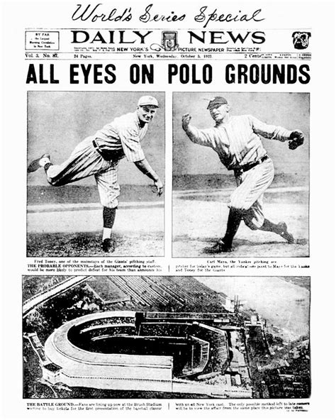 Daily News Front Page October 5, 1921 by New York Daily News Archive