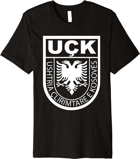 Albanian kosovo army uck uqk patriot kosovo Premium T-Shirt for ...