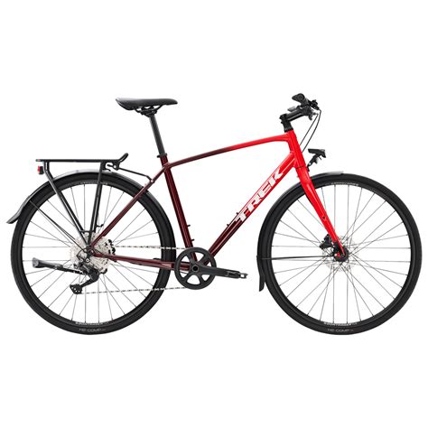 Trek FX 3 Disc Equipped Hybrid Bike 2022 Viper Red/Cobra Blood Fade | Compare Best Prices on Bikes