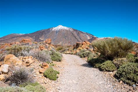 The Teide Volcano in Tenerife Spain Canary Islands Stock Photo - Image ...