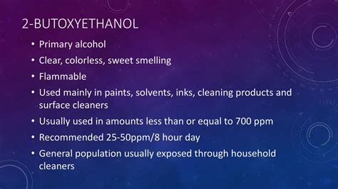 The effect of 2-Butoxyethanol on microbial life - ppt download