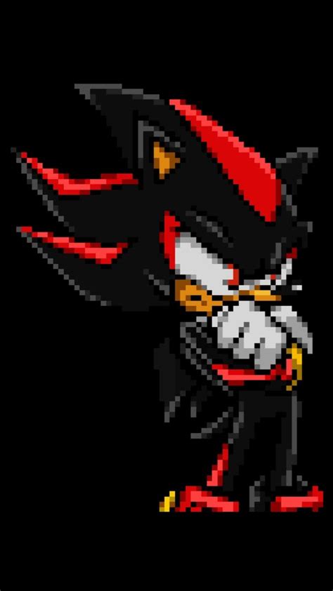 Pin by Super Hyper Sonic on Sonic Battle Pixel Art | Shadow the ...