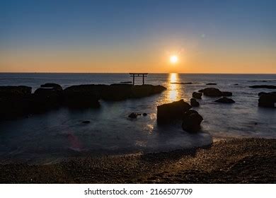 Shrine Oarai Coast Ibaraki Japan Stock Photo 2166507709 | Shutterstock