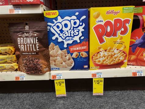 Kellogg's Pop-Tarts Cereal Just $1.25 Per Box After Cash Back at CVS