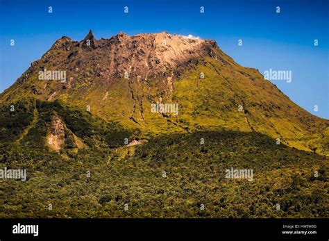 France, Guadeloupe (French West Indies), Basse Terre, Saint Claude, La Soufriere, nicknamed the ...