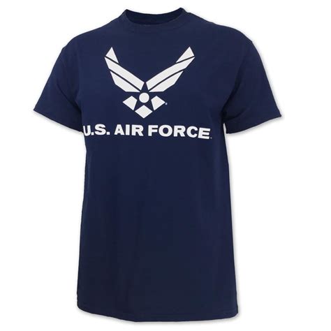 U.S. Air Force T-Shirts: Air Force Wings Logo T-Shirt in Navy